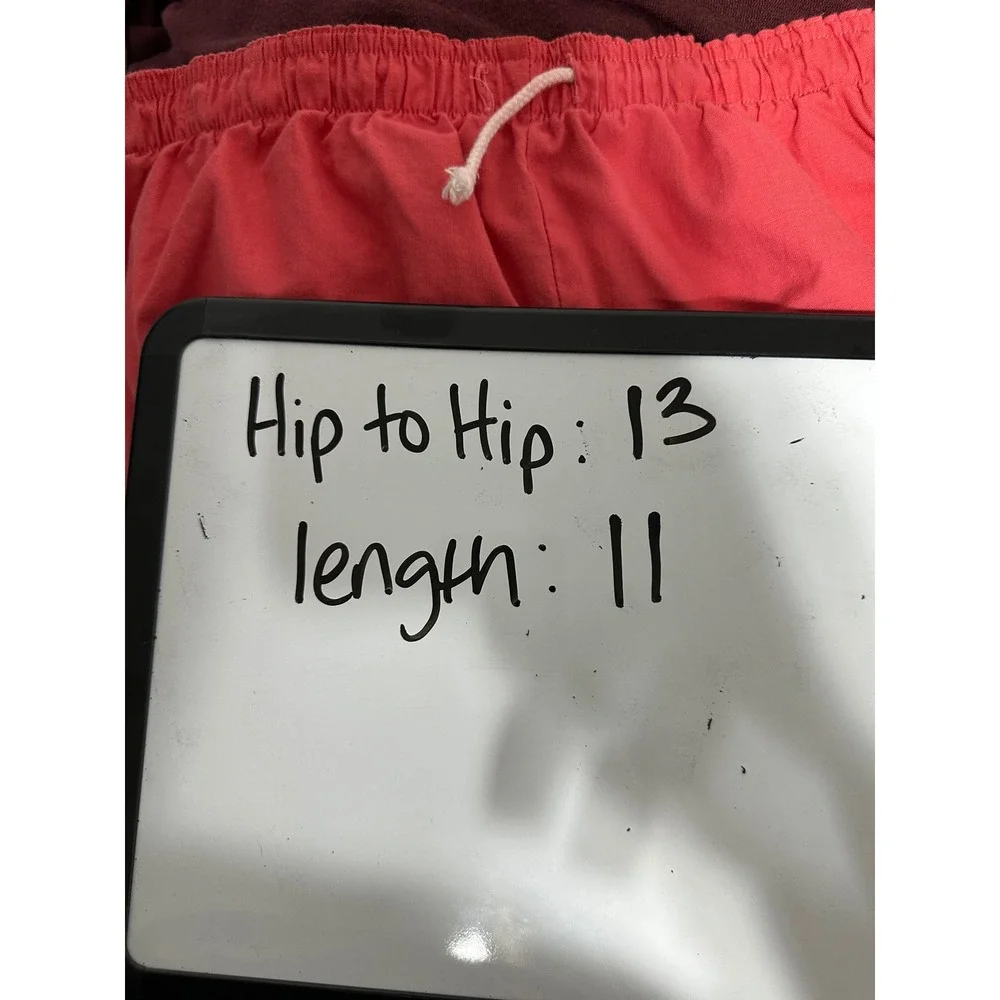 Straits Shorts Women Red Cotton Vintage Side Snap Dolphin Hem Fiji Retro